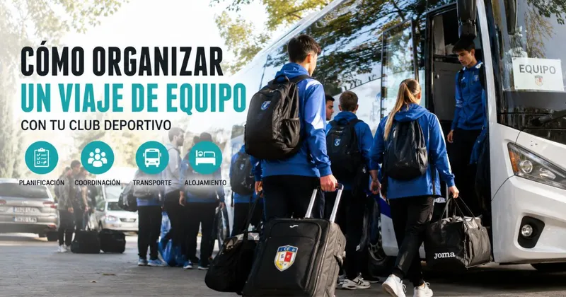 Cómo organizar un viaje de equipo con tu club deportivo